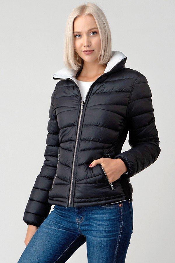 Reversible Double Sided Puffer JacketReversible Double Sided Puffer Jacket Navy blue pink- Your Style Clothing